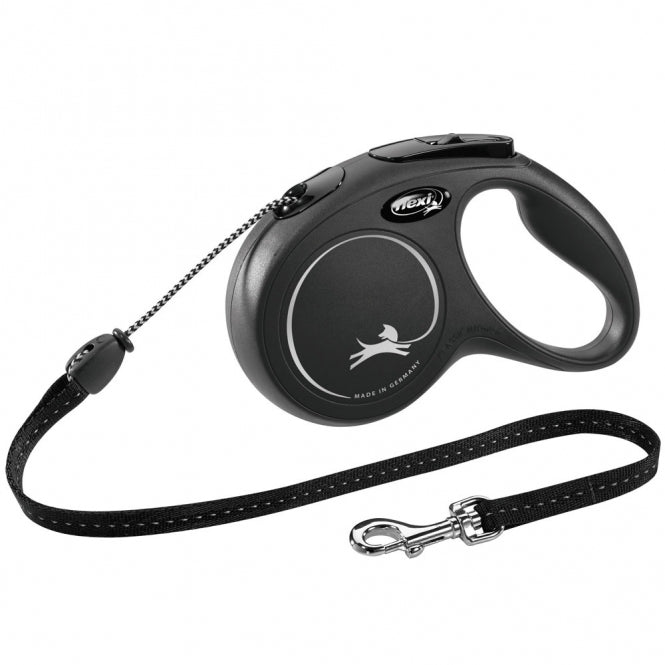 FLEXI Rollleine New CLASSIC Seil - 5m, bis 20kg - Pink