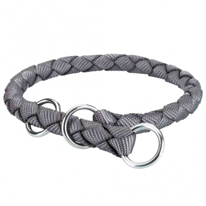Trixie Cavo Zug-Stopp-Halsband - graphit - 52-60 cm/ø 18 mm
