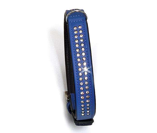 Karlie VINTAGE TIFFANY Halsband - Blau, 17 mm, 30 cm