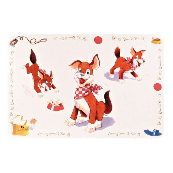 Trixie Napfunterlage Comic-Hund - 56 x 38 cm