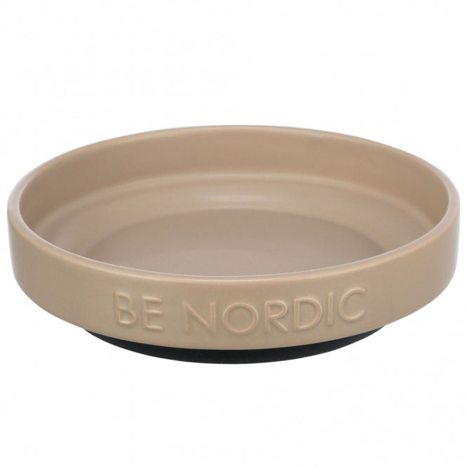 Karlie ASP Halsband mit Zugentlastung, doubliert - Grau/Schwarz - 35cm/20mm