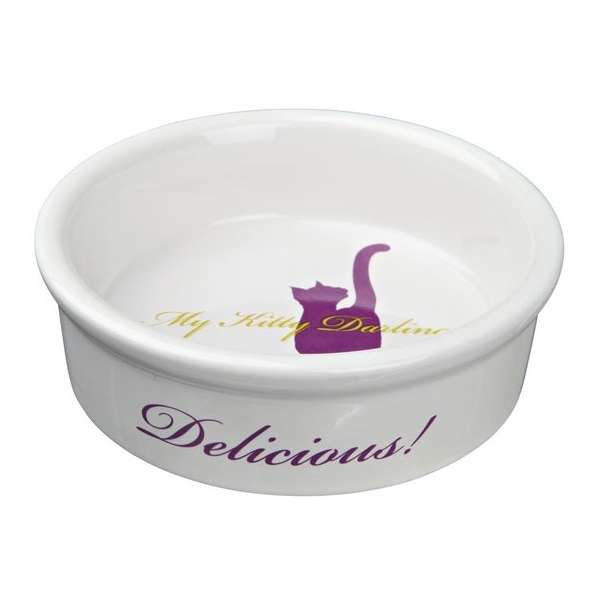 Trixie My Kitty Darling Keramiknapf - 0,2L - Braun