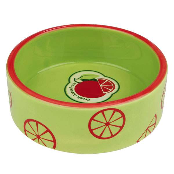 Trixie Keramiknapf Fresh Fruits - 0,3 L - gelb