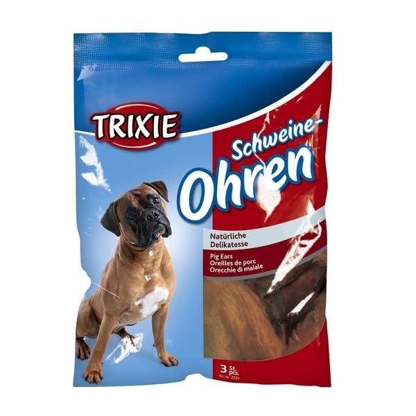 Trixie 3 Schweineohren, getrocknet