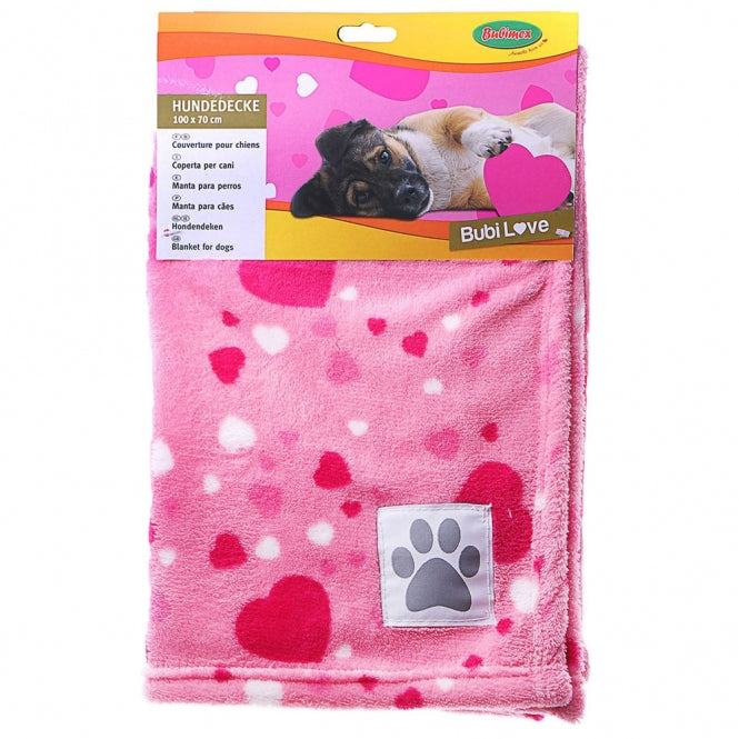 Bubimex Bubi Love Hundedecke - Herzen / M