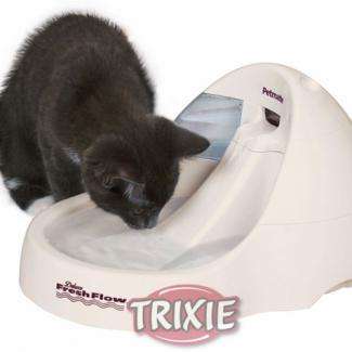 Trixie Fresh Flow Deluxe Wasserspender - cremeweiß