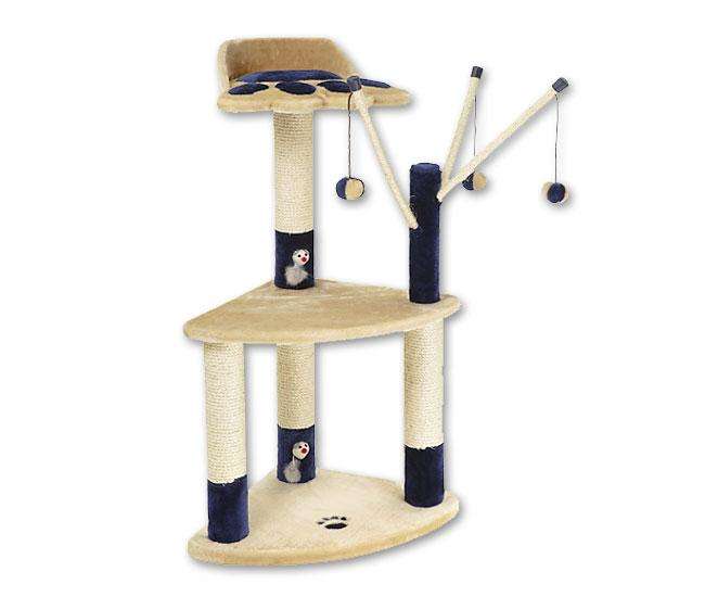 Karlie TREND LINE Kratzbaum KITTY KIDZ 5 - Blau