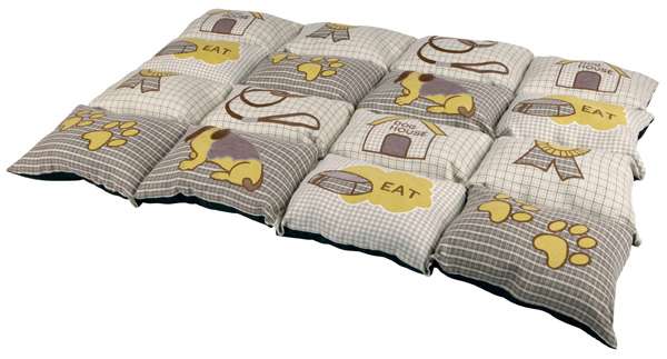 Trixie Patchwork-Decke - taupe/beige, 100 x 70 cm