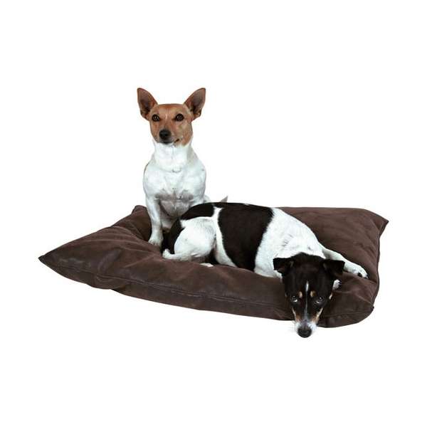 Trixie Liegekissen Ruffy - 90 x 60 cm, Antikleder-Optik