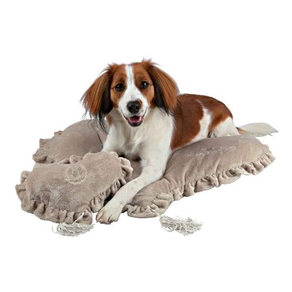 Trixie Hundekönig Herzkissen mit Kuschelkissen