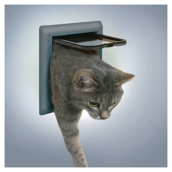 Trixie Katzentür FreeCat Classic 2-Wege - Grau