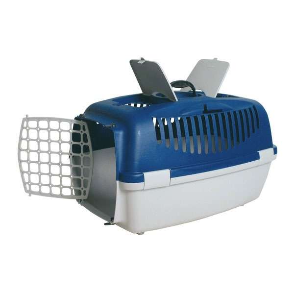 Trixie Transportbox Capri III - hellgrau/rot