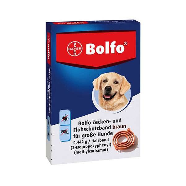 BOLFO Zecken- und Flohschutzband für große Hunde, 65 cm