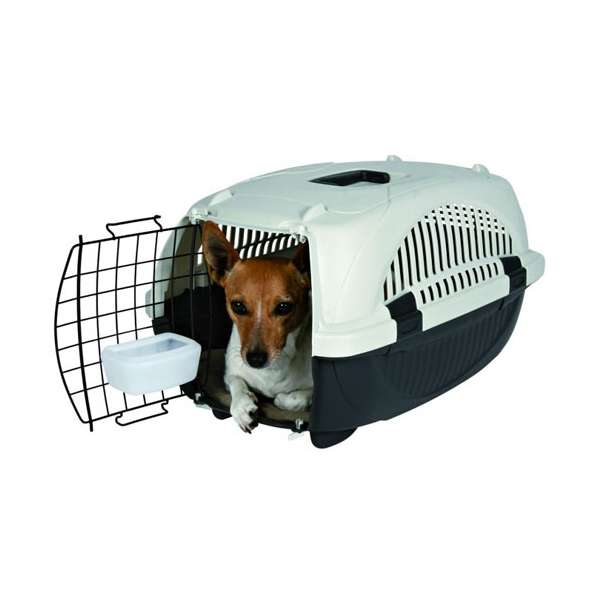 Trixie Transportbox Elba - 38 × 33 × 58 cm, anthrazit