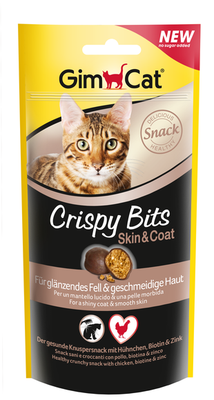 GimCat Crispy Bits Skin & Coat, 40 g