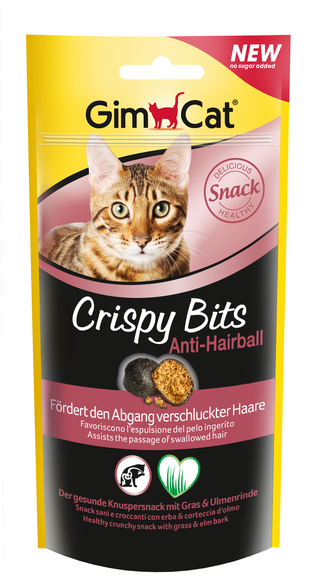 GimCat Crispy Bits Anti-Hairball, 40 g