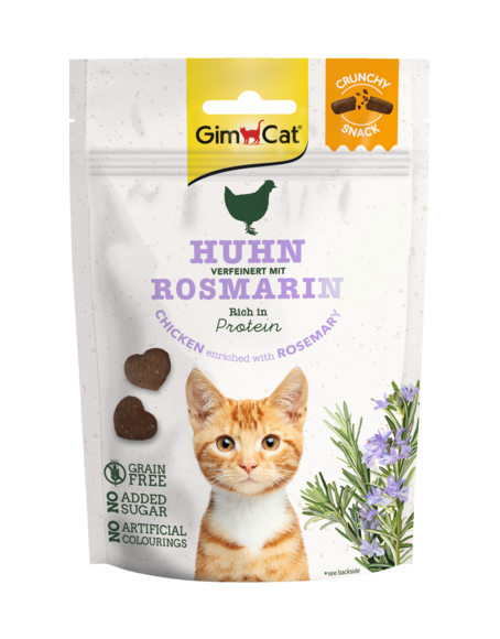 GimCat Crunchy Snacks Hühnchen mit Rosmarin 50 g