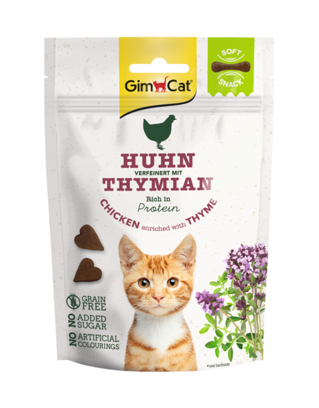 GimCat Soft Snacks Hühnchen mit Thymian 60 g