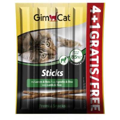 GimCat Sticks Lamm & Reis 4+1