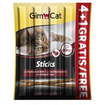 GimCat Sticks Truthahn & Hefe 4+1