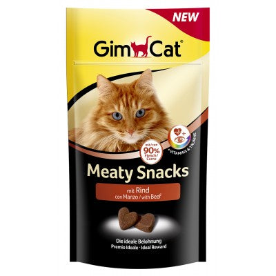 GimCat Meaty Snacks mit Rind, 35 g