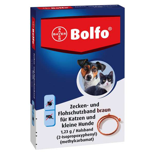 Bolfo Zecken- und Flohschutzband für Katzen und kleine Hunde, 35 cm