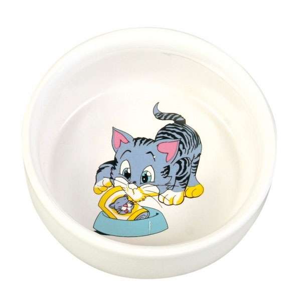 Trixie Keramiknapf Katzenmotiv -0,3 l