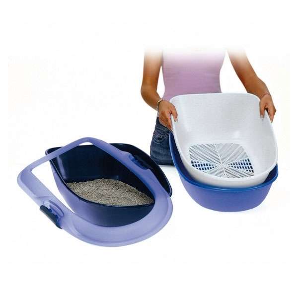 Trixie Katzentoilette Berto - dunkelblau