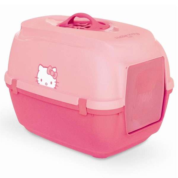 Katzentoilette Hello Kitty mit Haube