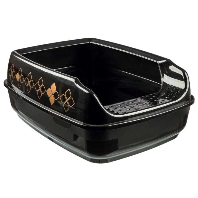 Trixie Katzentoilette Delio - schwarz/bronze