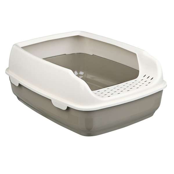 Trixie Katzentoilette Delio - taupe/creme