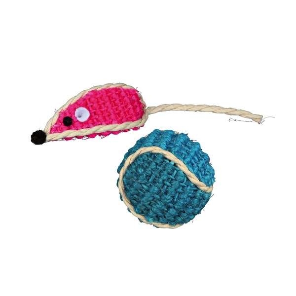 Trixie Set Sisal-Spielzeug