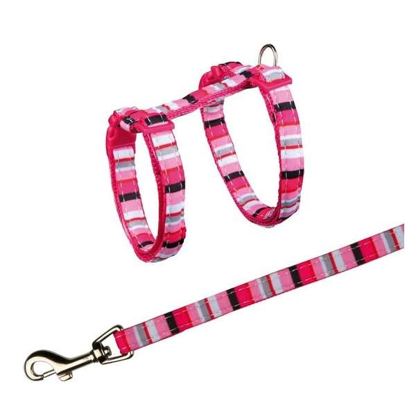 Trixie gefütterte Katzengarnitur Streifendesign