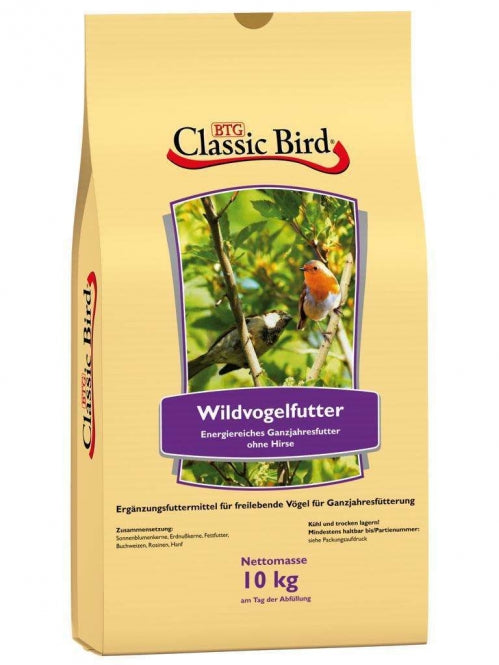 Classic Bird Wildvogelfutter ohne Hirse - 10 Kg