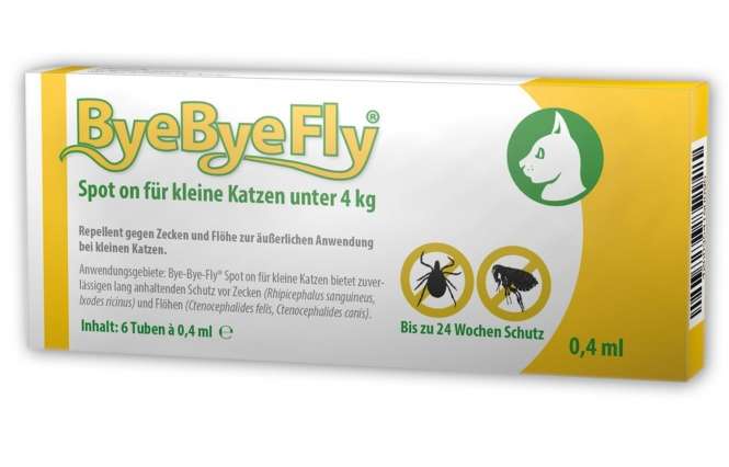 ByeByeFly® Spot-on für kleine Katzen unter 4 kg