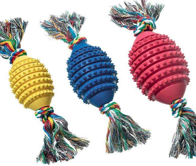 Karlie BOOMER Spielball mit Glocke und Seil - 5 cm