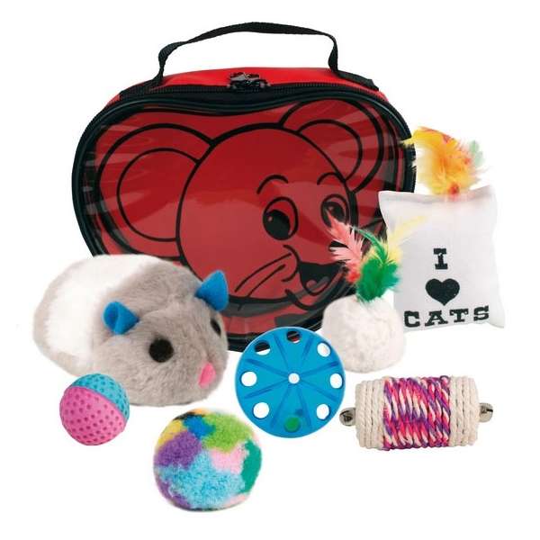 Trixie Katzenspielset in Nylontasche - 7-teilig