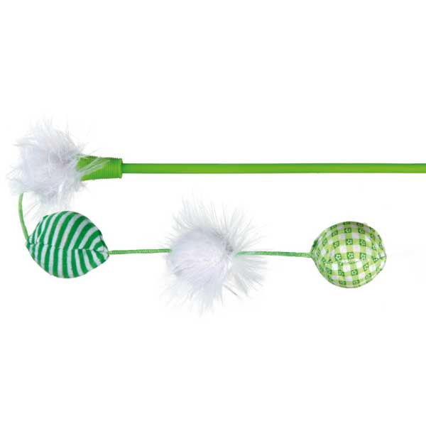 PETSPORT Baumwollseil mit Ball, 38 cm