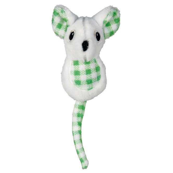 Trixie Plüschmaus mit Karo-Muster