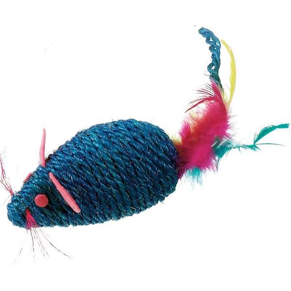 Karlie Sisal-Spielmaus mit Rassel & Catnip