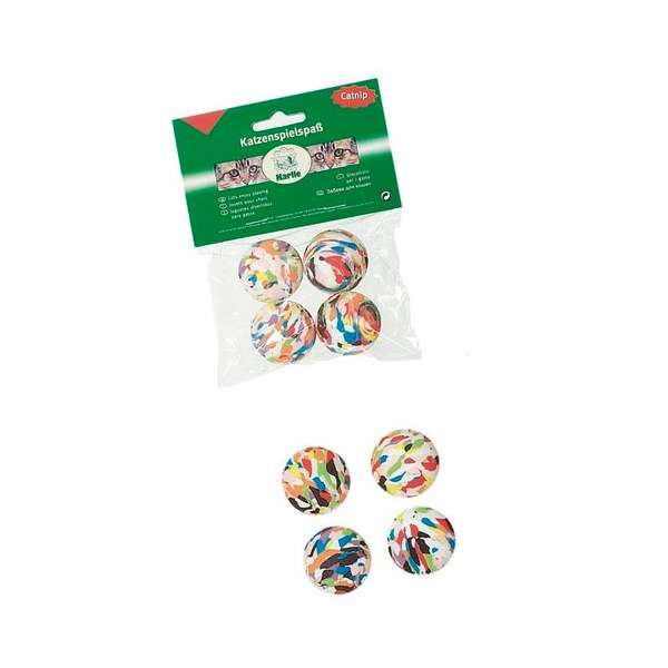 Karlie bunte Katzenbälle - 4 Stück