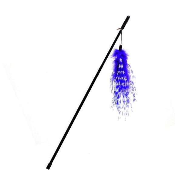 Karlie Katzenangel mit echten Straußenfedern