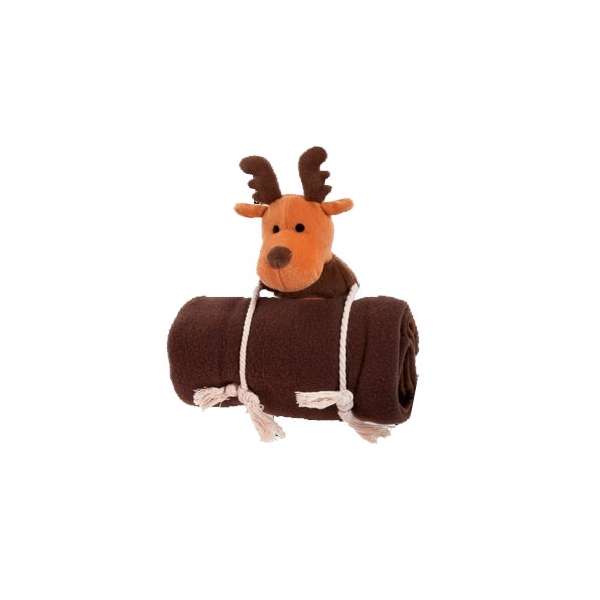 Karlie Xmas-Set Plüschtier mit Decke 70 x 95 cm - Schneemann