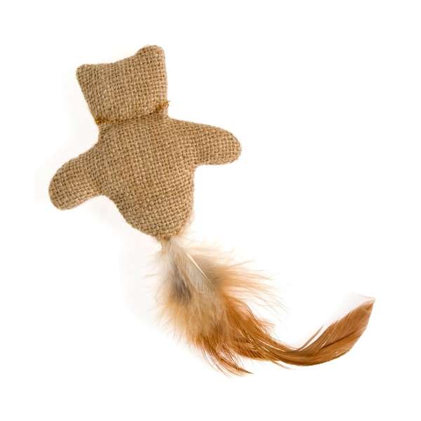 Karlie Nature Cat Toy Bär mit Federn