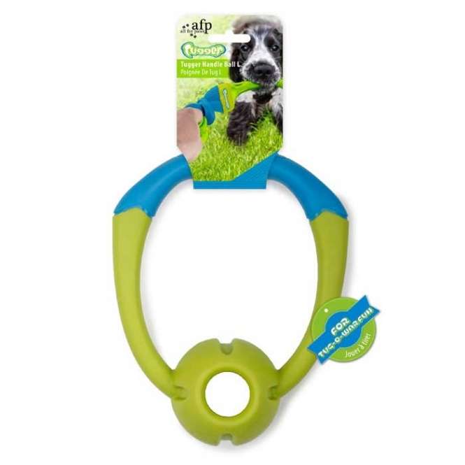 All for Paws Tugger - Handle Ball, Ball mit Zerrgriff Gr. L