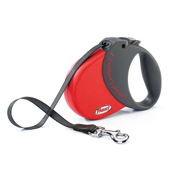 Flexi Comfort Compact 1 (S) - 5 m / bis 15 kg - Rot