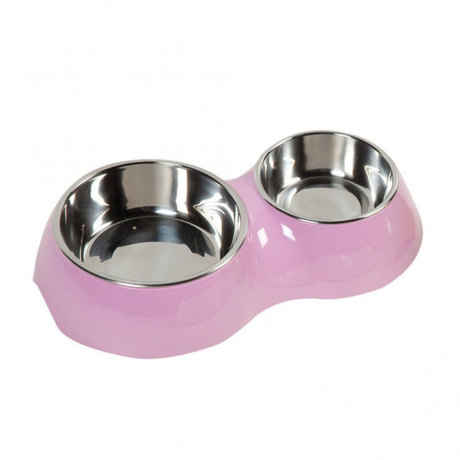 Karlie Flamingo Doppelnapf Royal Doblo - Weiß