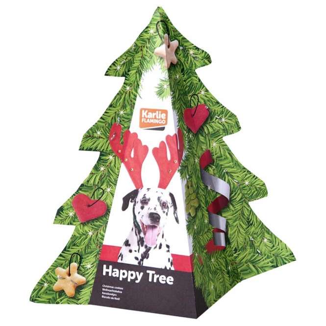 Karlie Flamingo Xmas Weihnachtsbaum mit Hundekeksen - 200g