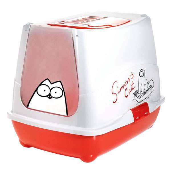 Karlie Flamingo Simon's Cat Katzentoilette mit Dach