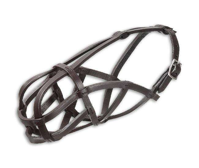 Karlie Leder-Maulkorb HAVANNA - Braun - 39 cm, 5